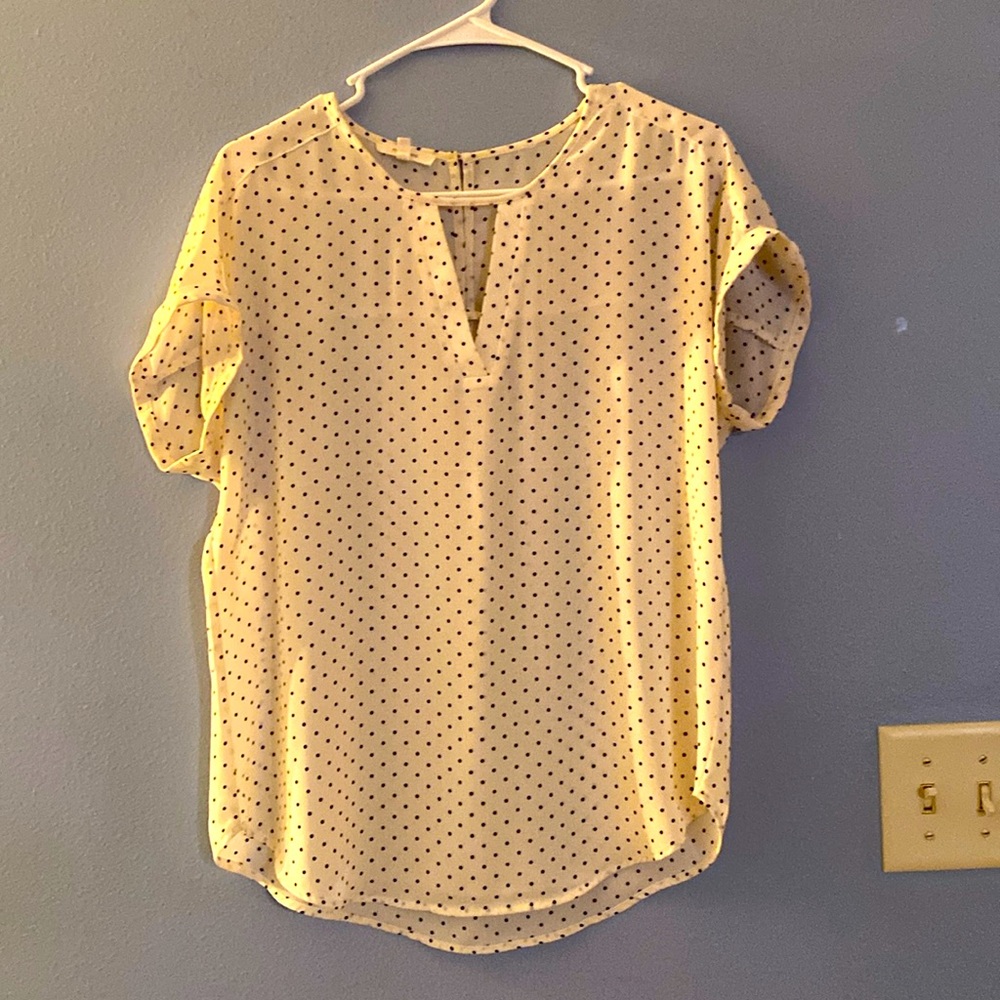 Maurices polka dot blouse XS